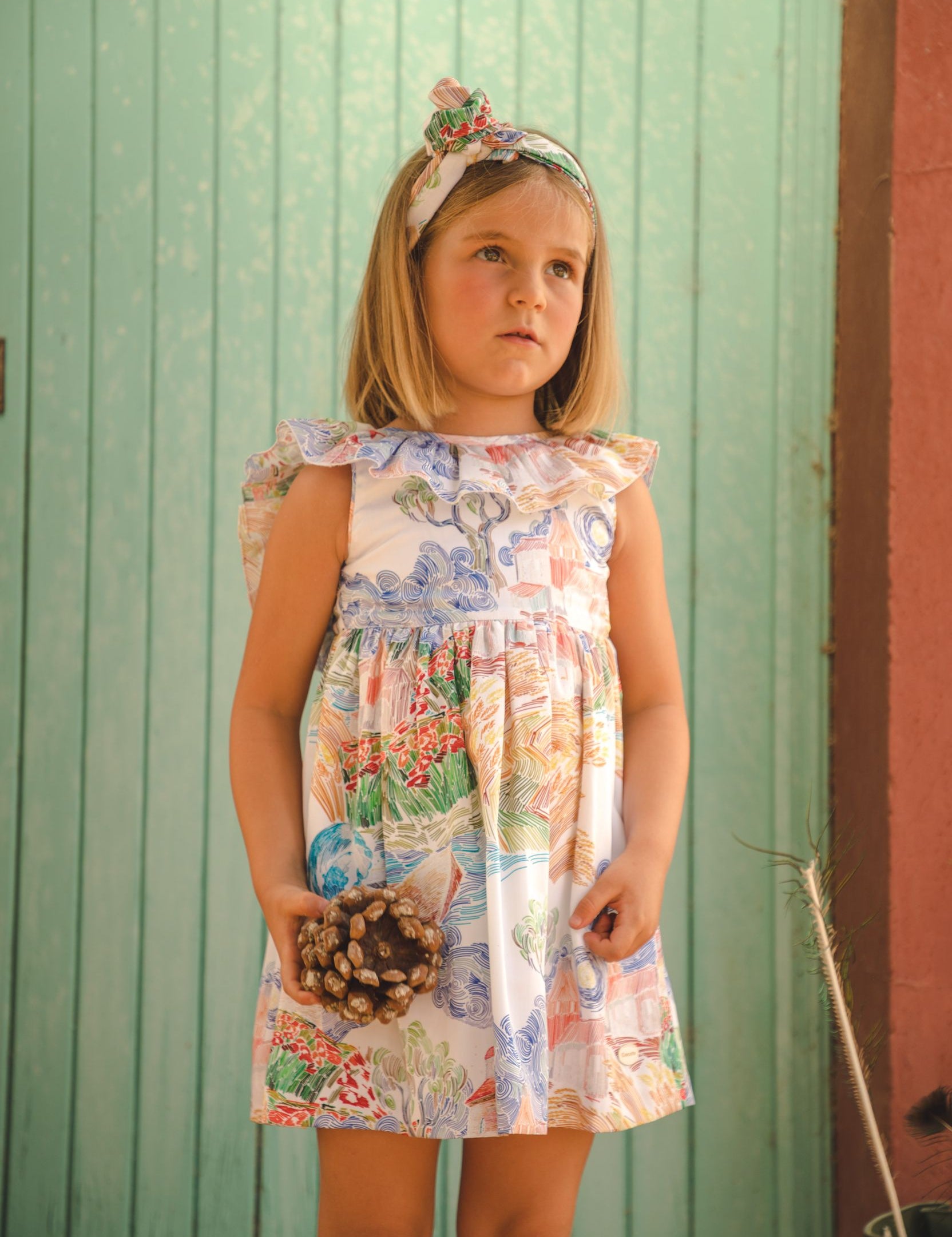 Vestido de niña multicolor Cocote & Charanga VERANO/Outlet