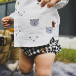 Blusa con mangas de bebé con estampado ositos Cocote & Charanga Charanga