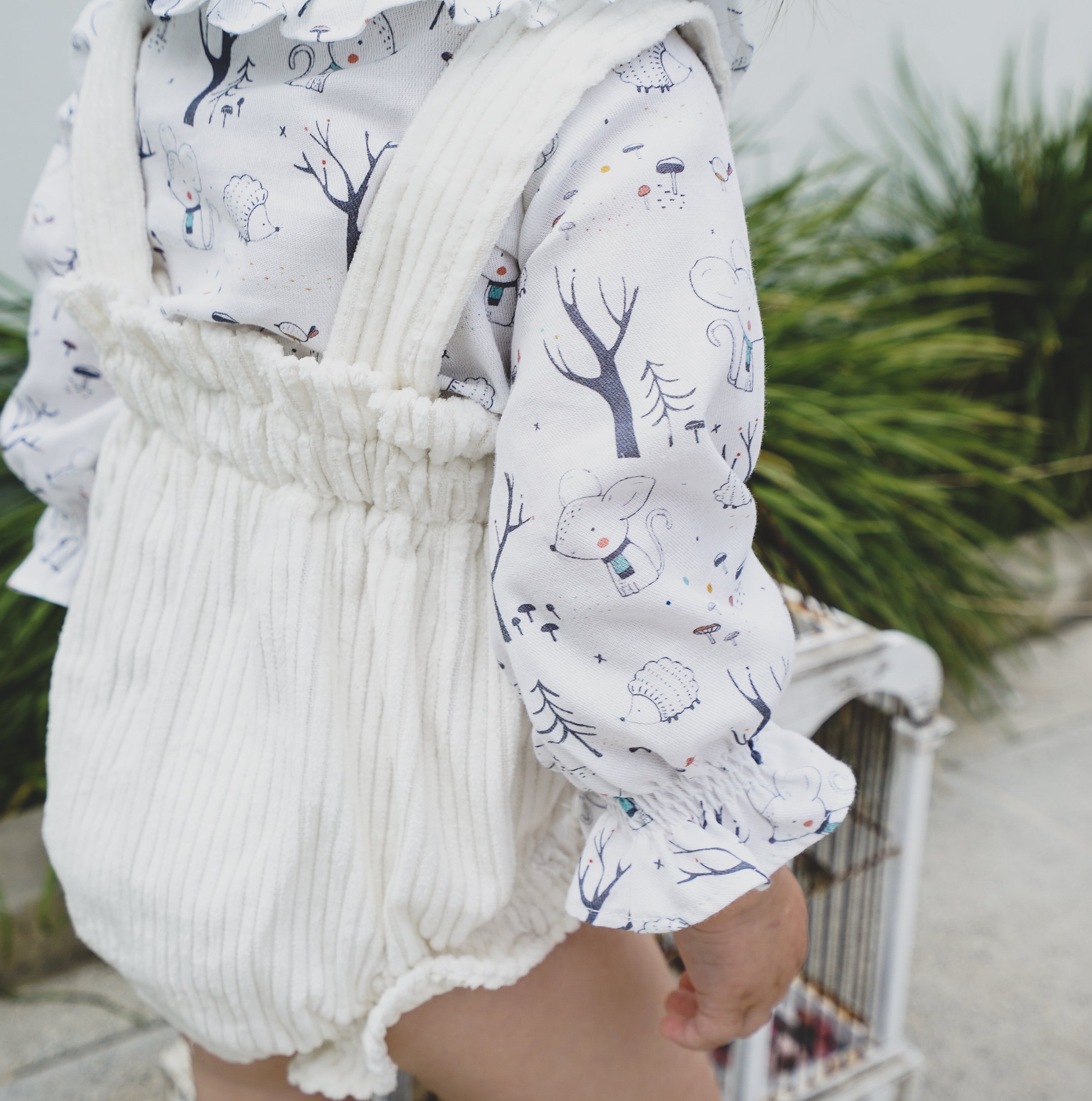 Blusa con mangas de bebé estampada Cocote & Charanga Charanga