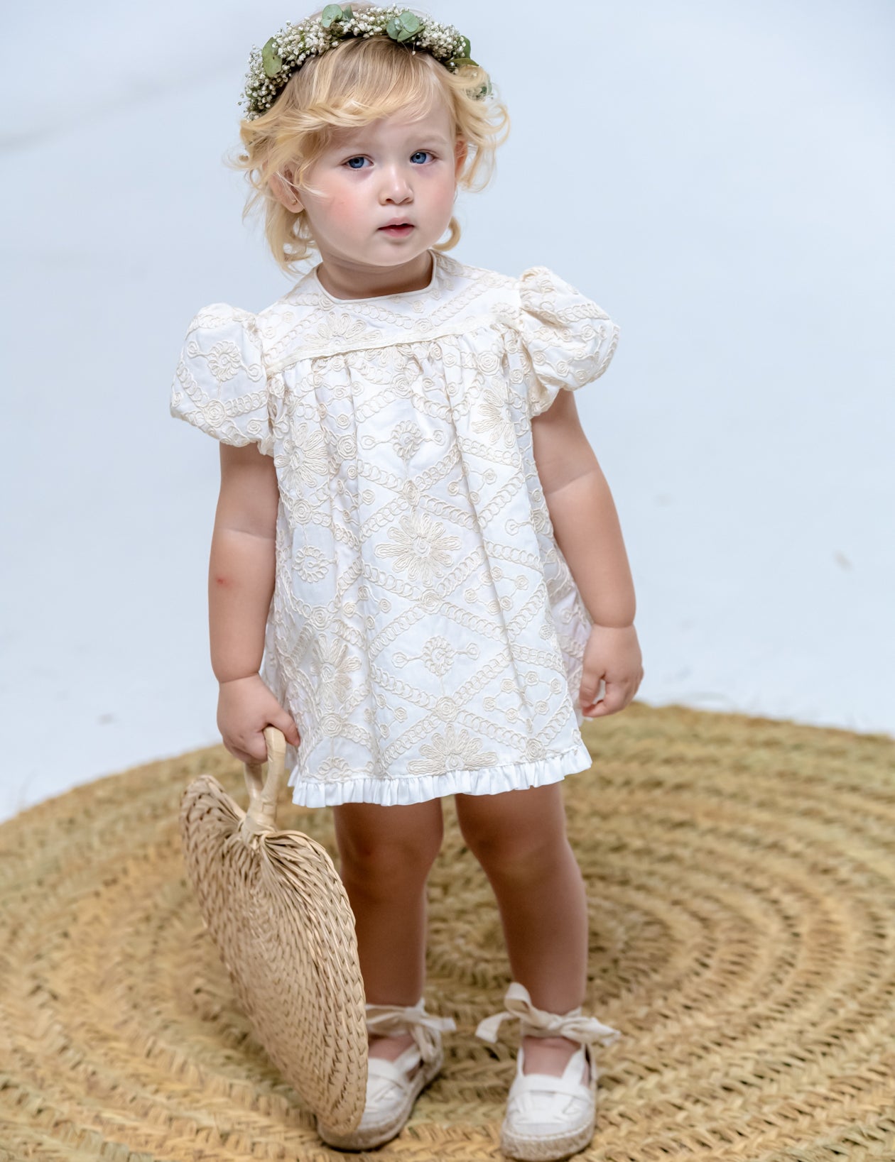 Vestido de bebé crudo Cocote & Charanga VERANO/Charanga