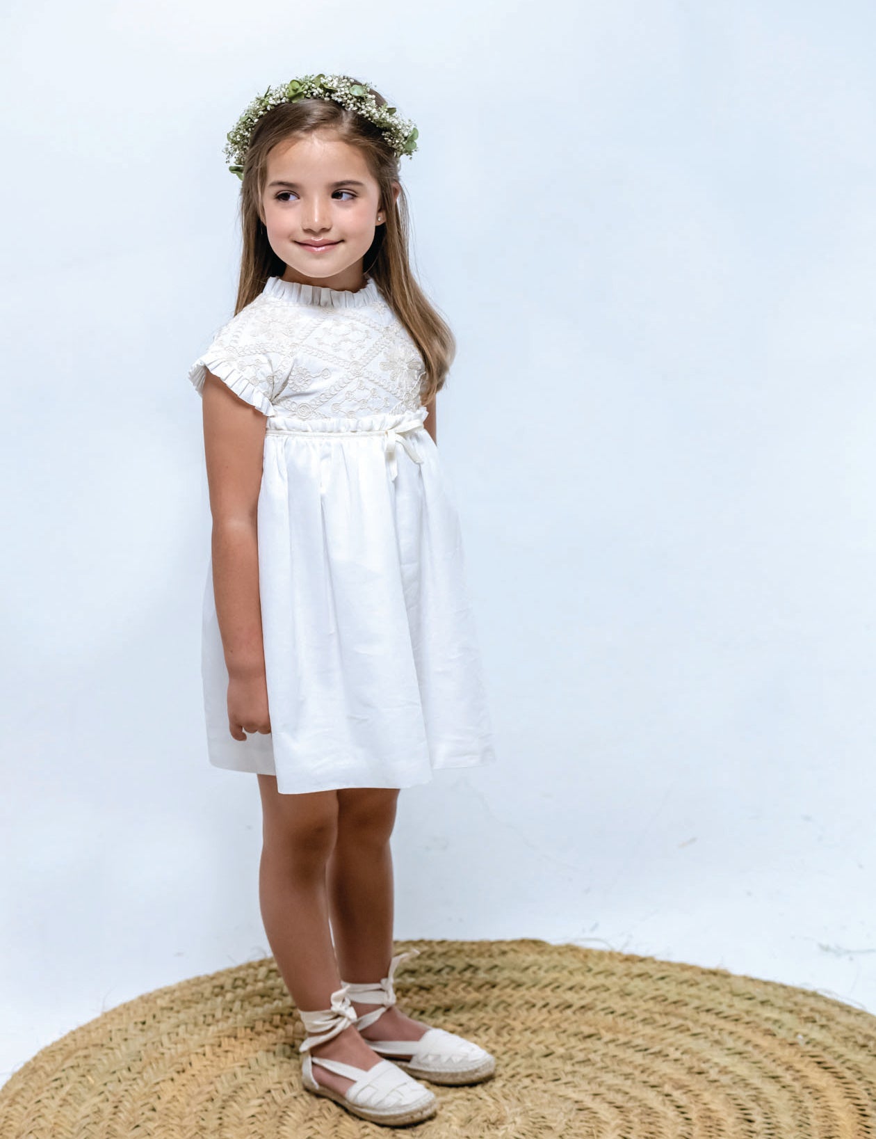 Vestido de niña crudo Cocote & Charanga VERANO/Charanga