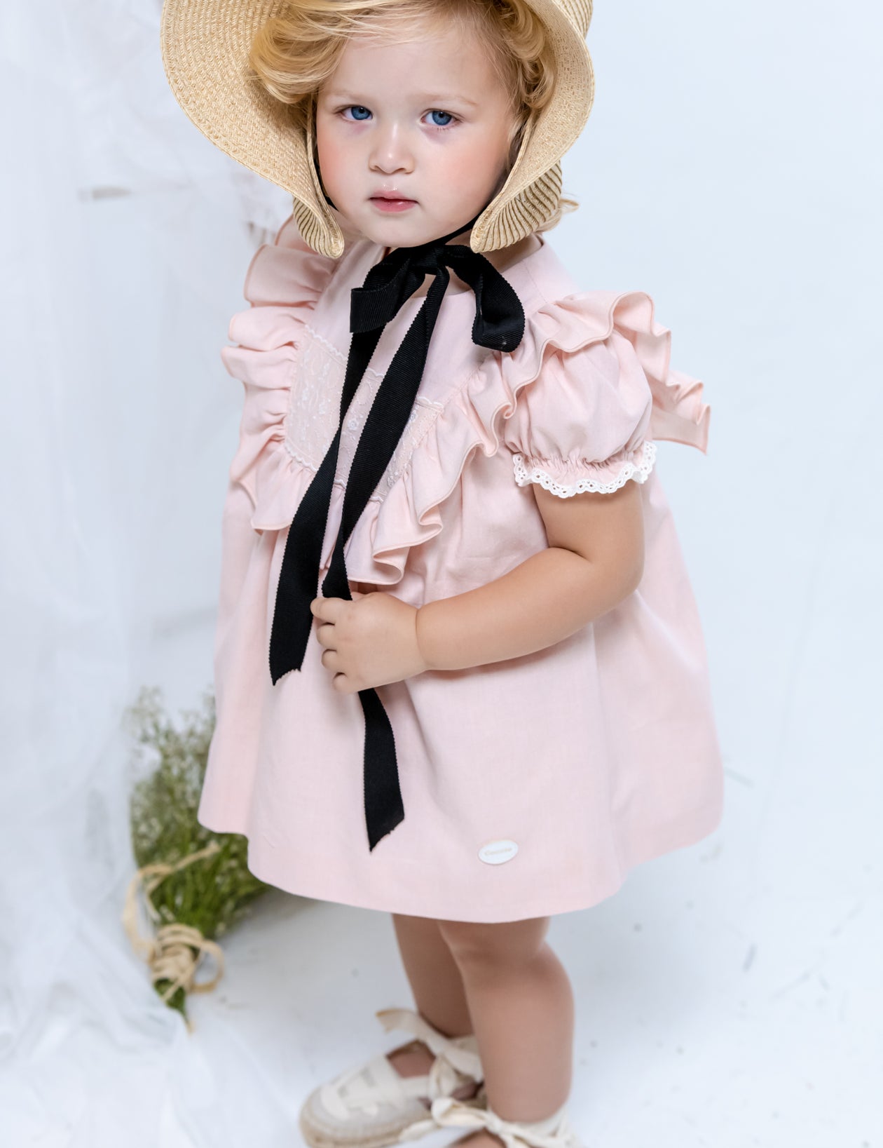 Vestido de bebé rosa Cocote & Charanga VERANO/Charanga