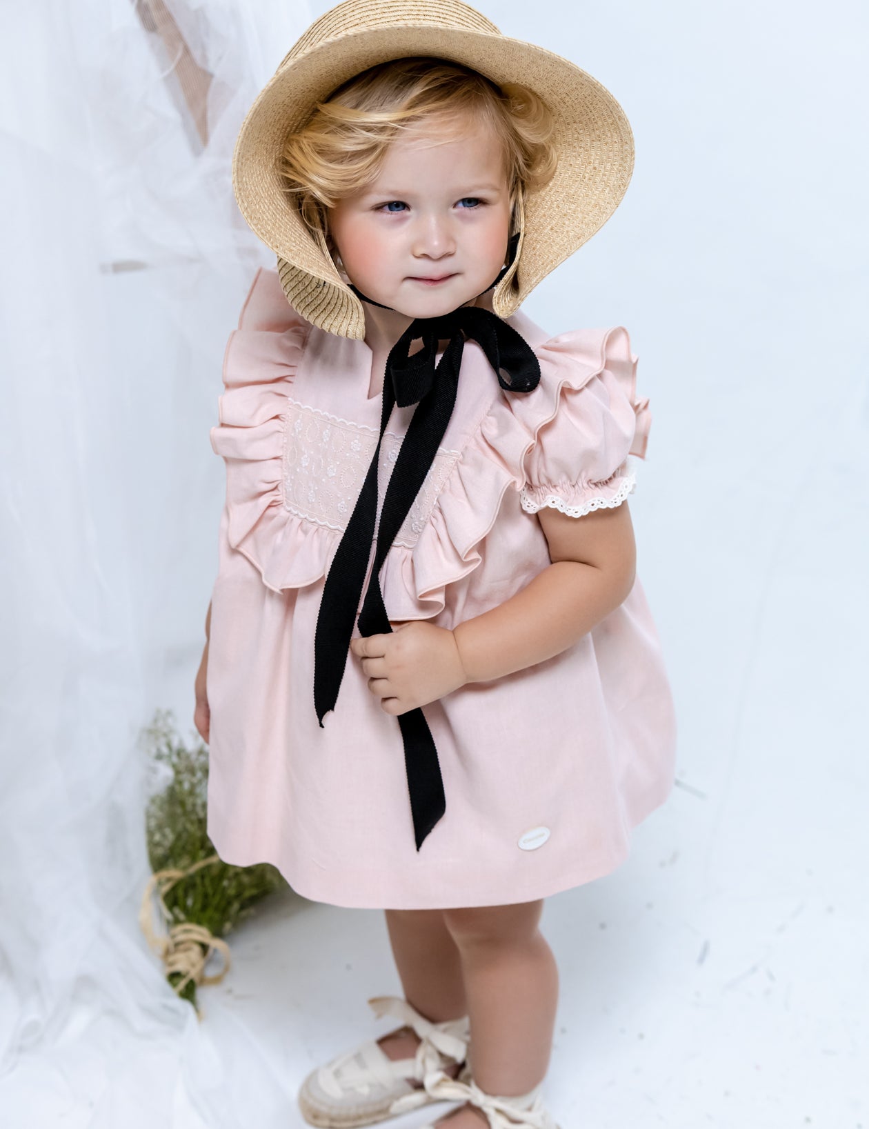 Vestido de bebé rosa Cocote & Charanga VERANO/Charanga