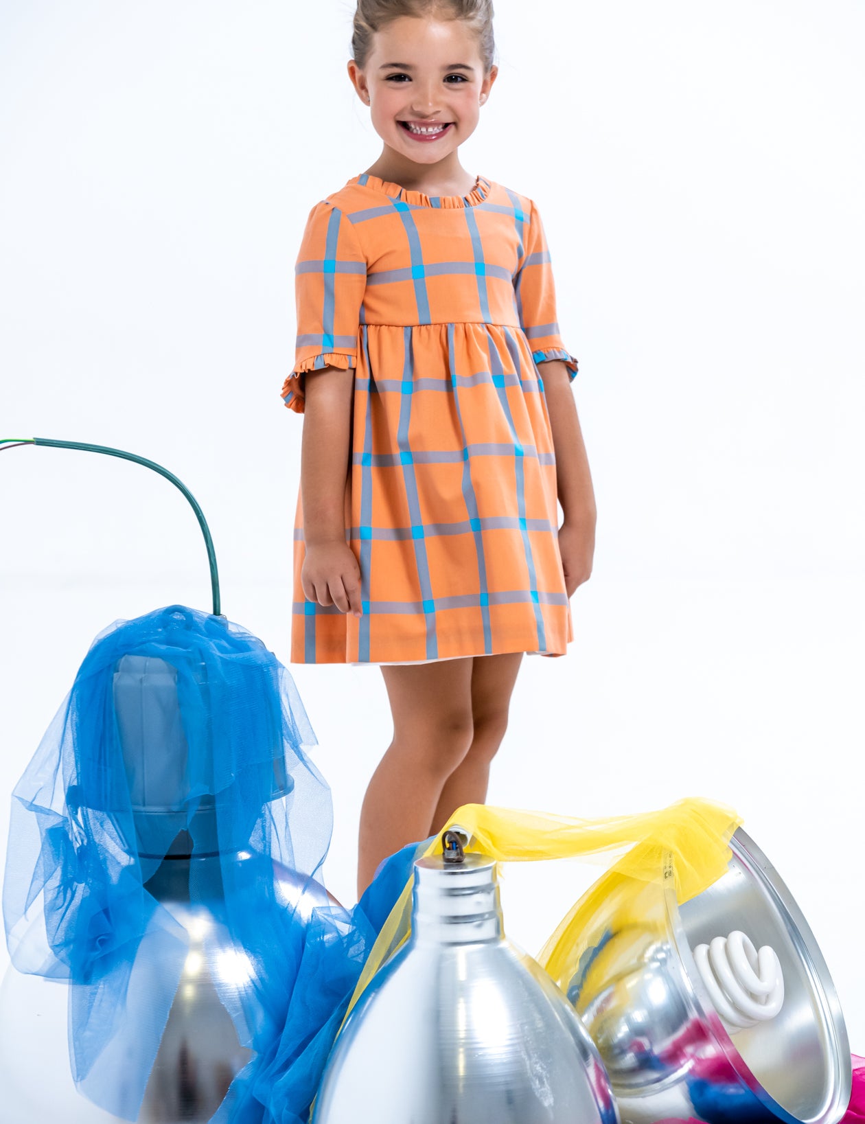 Vestido de niña cuadros Cocote & Charanga VERANO/Charanga