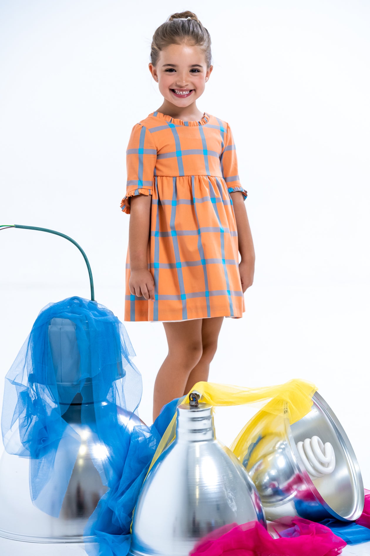 Vestido de niña cuadros Cocote & Charanga VERANO/Charanga