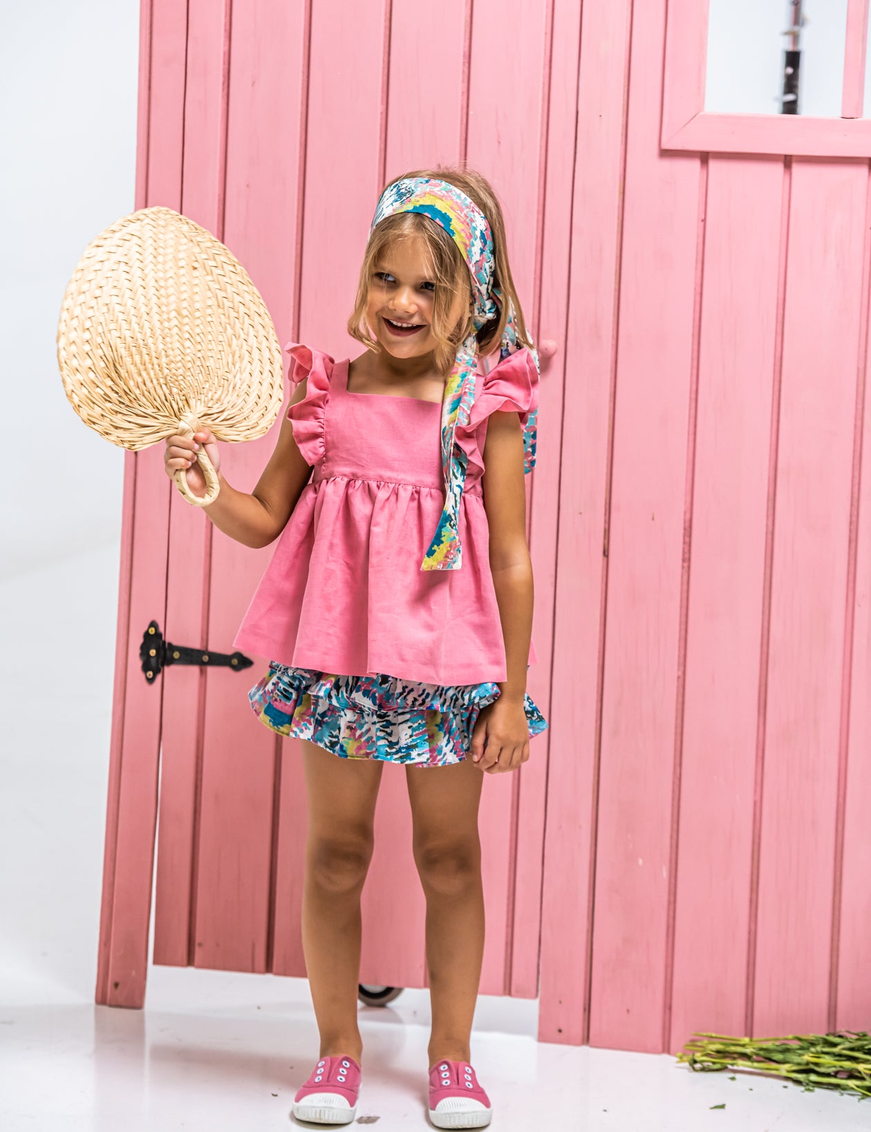 Blusa de niña rosa Cocote & Charanga VERANO/Charanga