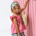Blusa de niña rosa Cocote & Charanga VERANO/Charanga