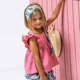 Blusa de niña rosa Cocote & Charanga VERANO/Charanga