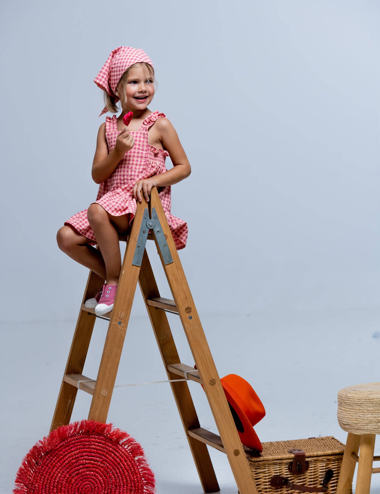Vestido de niña rosa Cocote & Charanga VERANO/Charanga