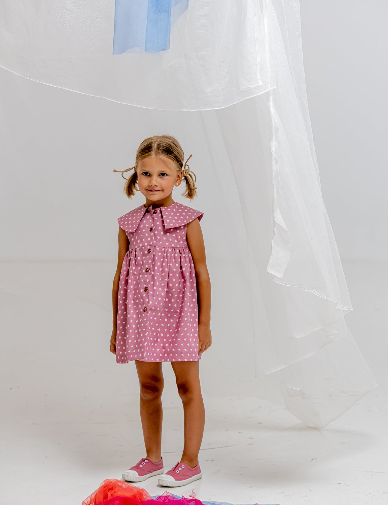 Vestido de niña rosa Cocote & Charanga VERANO/Charanga