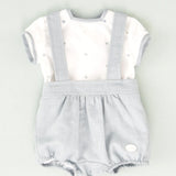 Conjunto ranita topo celeste bebé