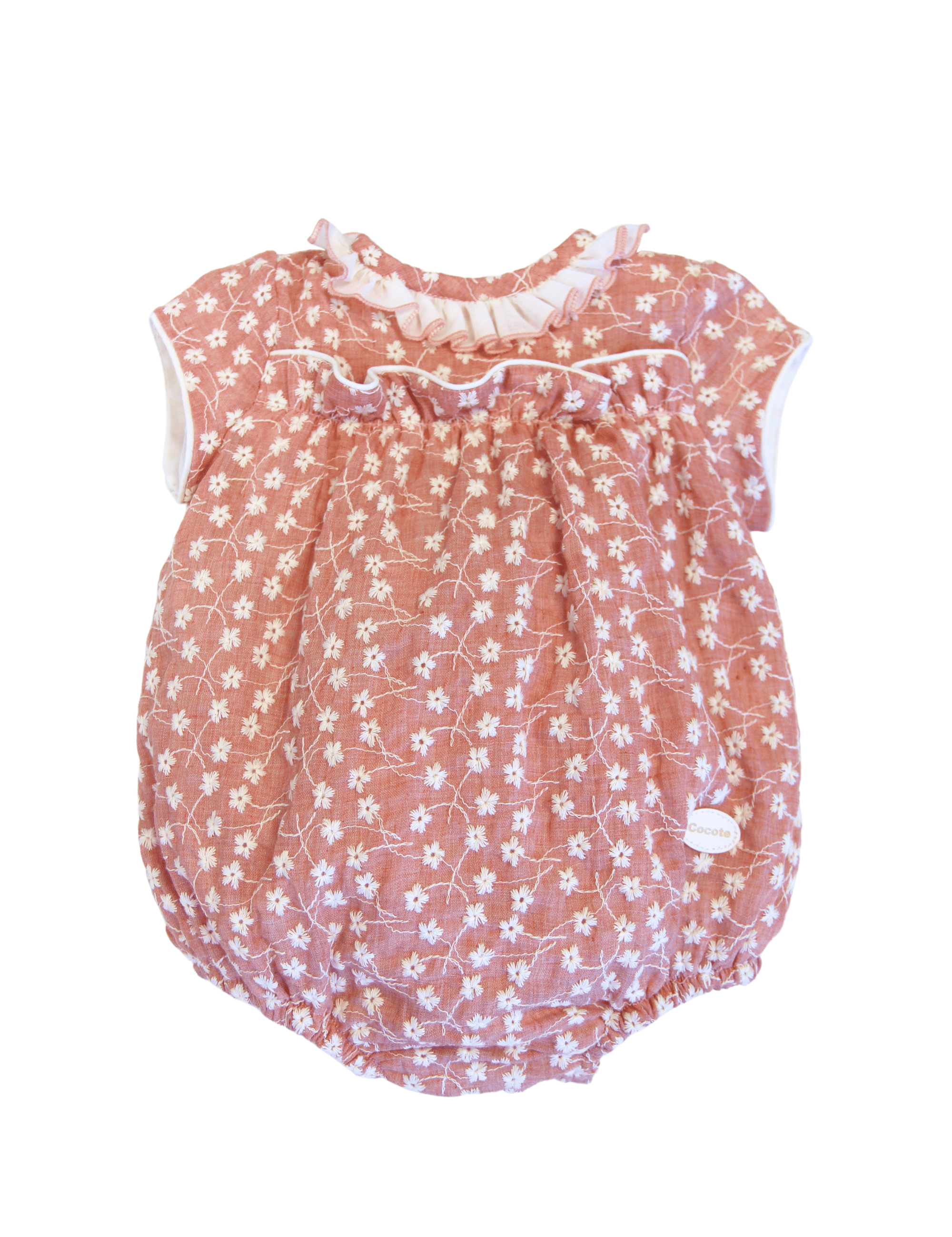 Pelele de bebé rosa Cocote & Charanga