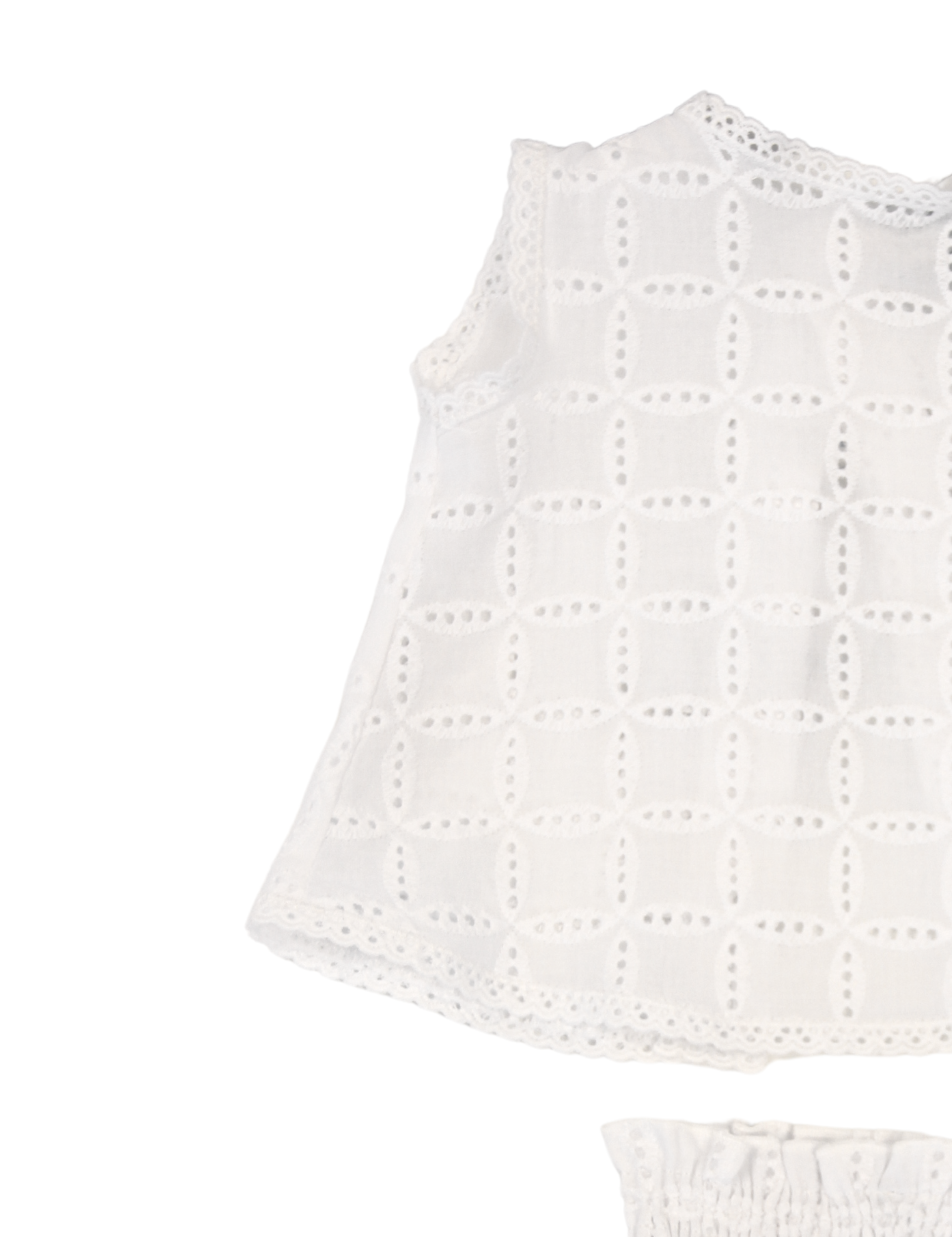 Vestido de recién nacido blanco Cocote & Charanga VERANO/Charanga