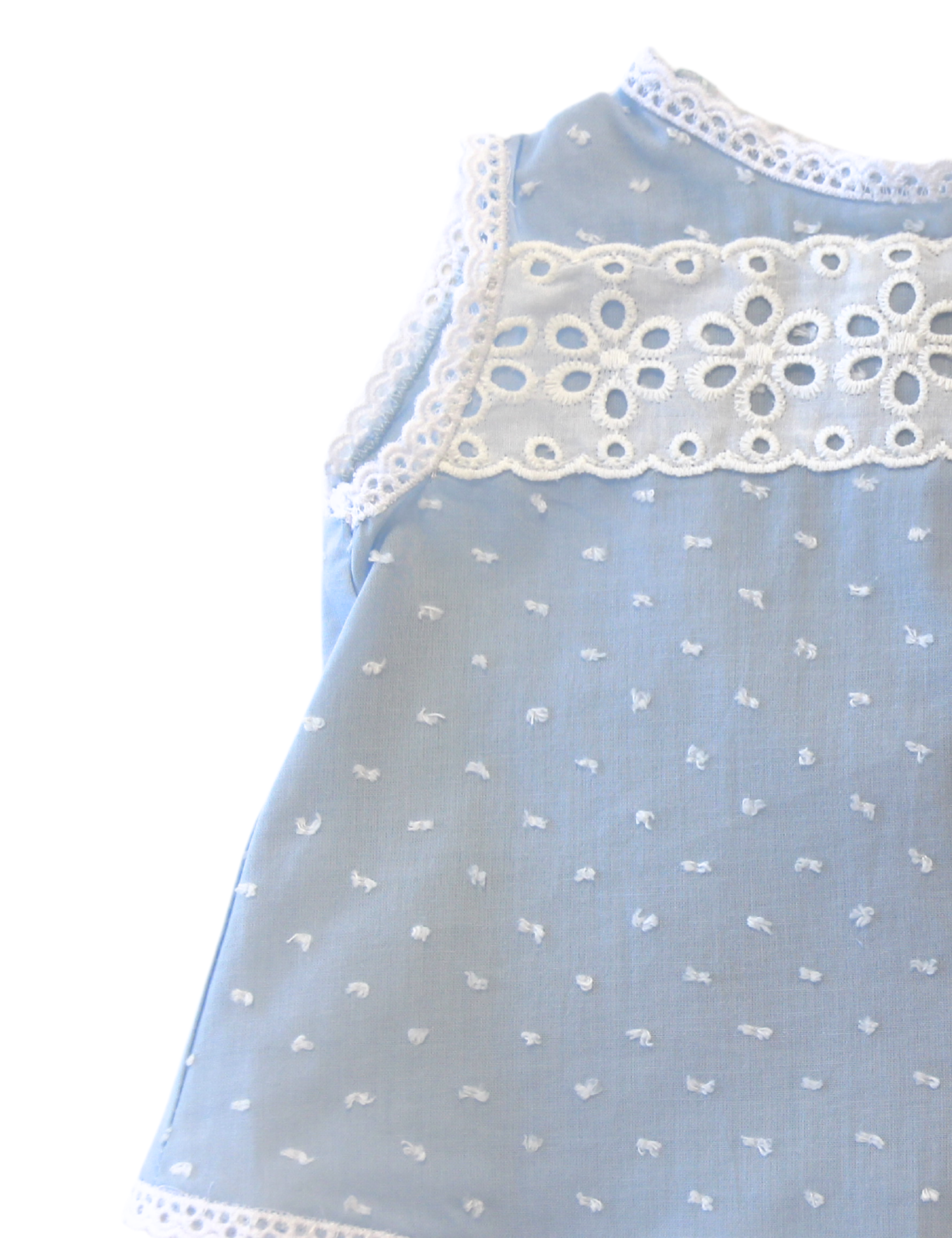 Vestido de recién nacido azul Cocote & Charanga VERANO/Charanga