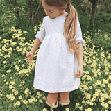 Vestido de niña blanco Cocote & Charanga