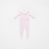 Pelele rosa de punto tricot recién nacida | Dr. Kid by Charanga