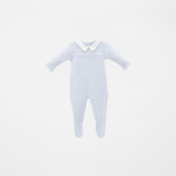 Pelele azul de punto tricot recién nacido | Dr. Kid by Charanga