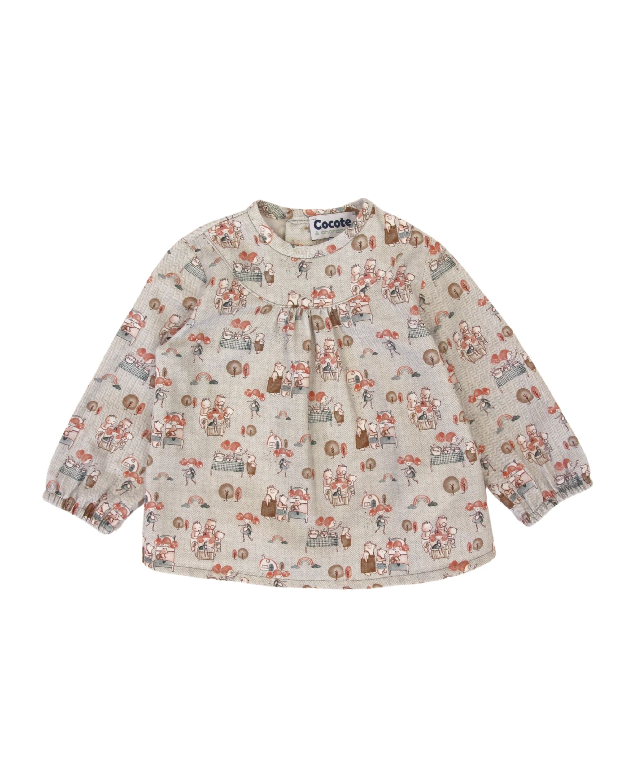 Blusa de bebé estampado Cocote & Charanga