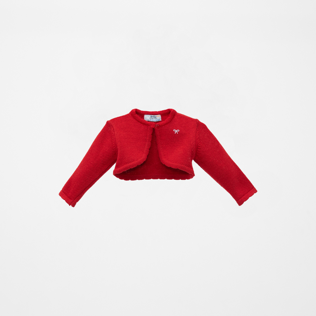 Rebeca crop Roja bebé niña