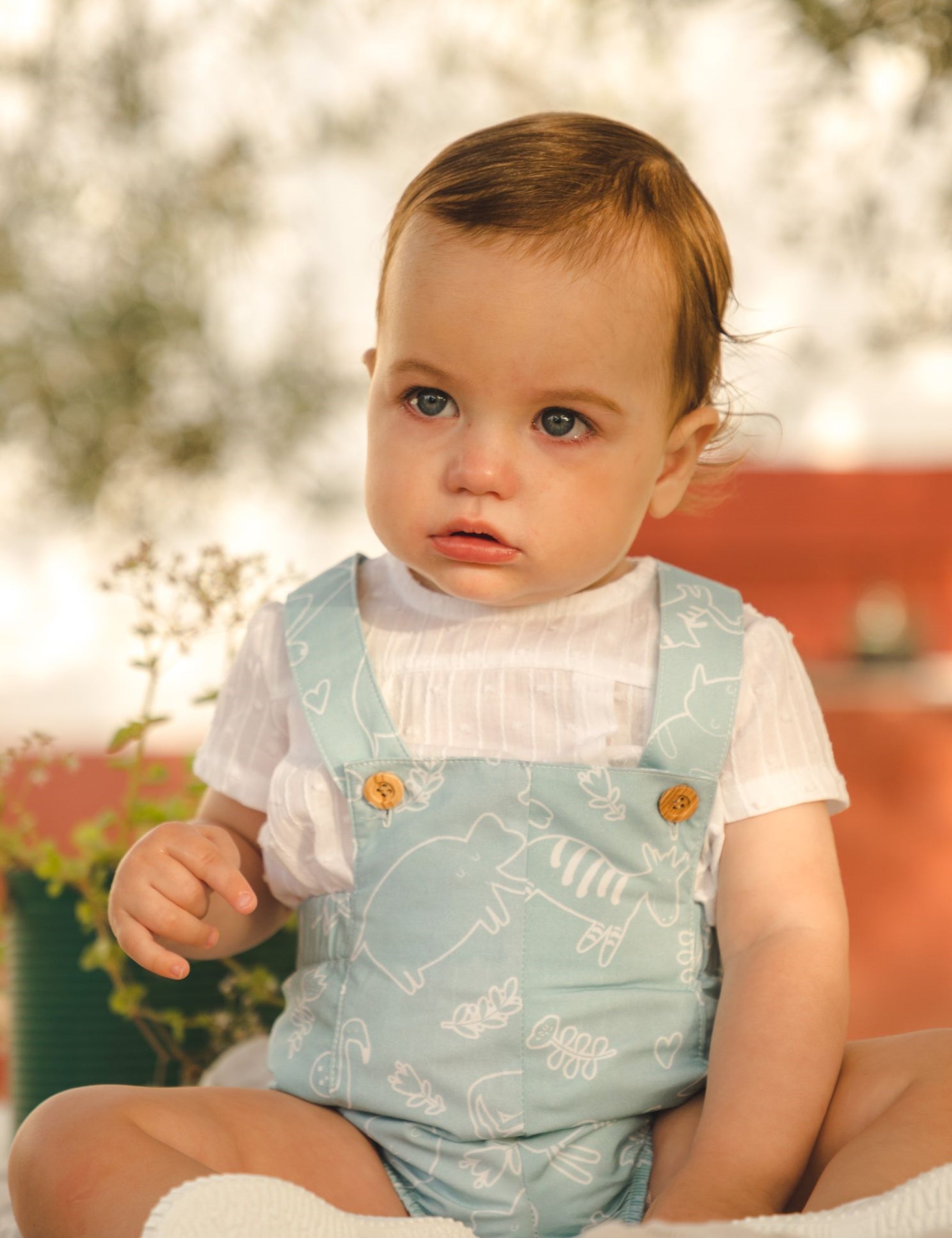 Camisa de bebé en color blanco Cocote & Charanga VERANO/Outlet