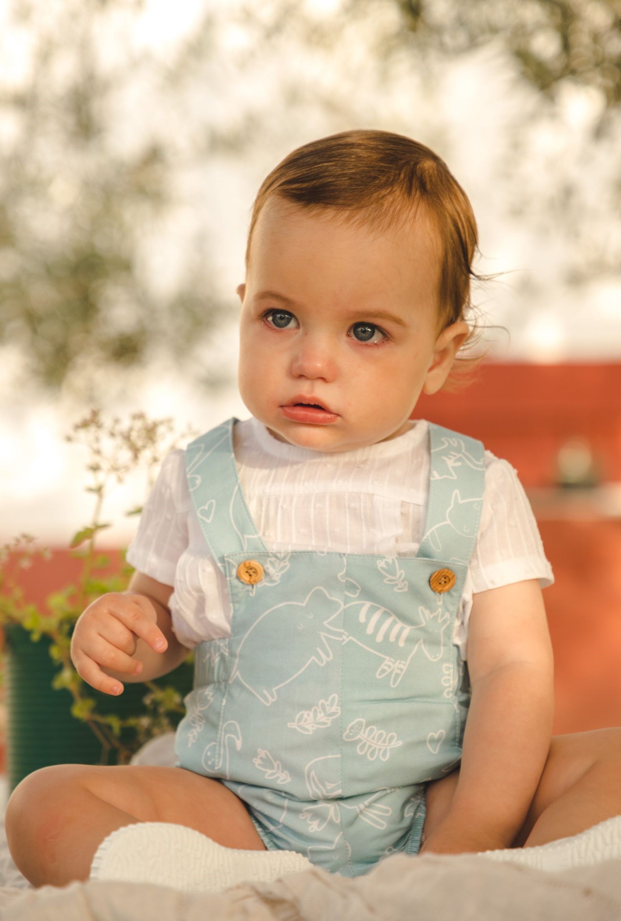 Camisa de bebé en color blanco Cocote & Charanga VERANO/Outlet
