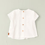 Camisa de bebé en color blanco Cocote & Charanga VERANO/Outlet
