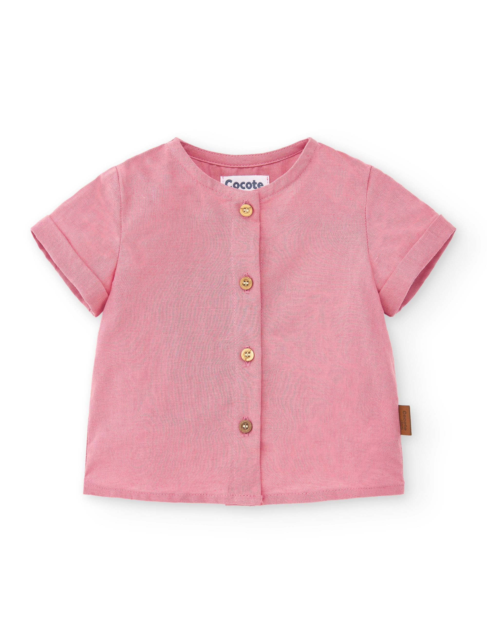 Camisa de bebé rosa Cocote & Charanga VERANO/Outlet