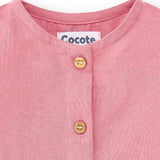 Camisa de bebé rosa Cocote & Charanga VERANO/Outlet
