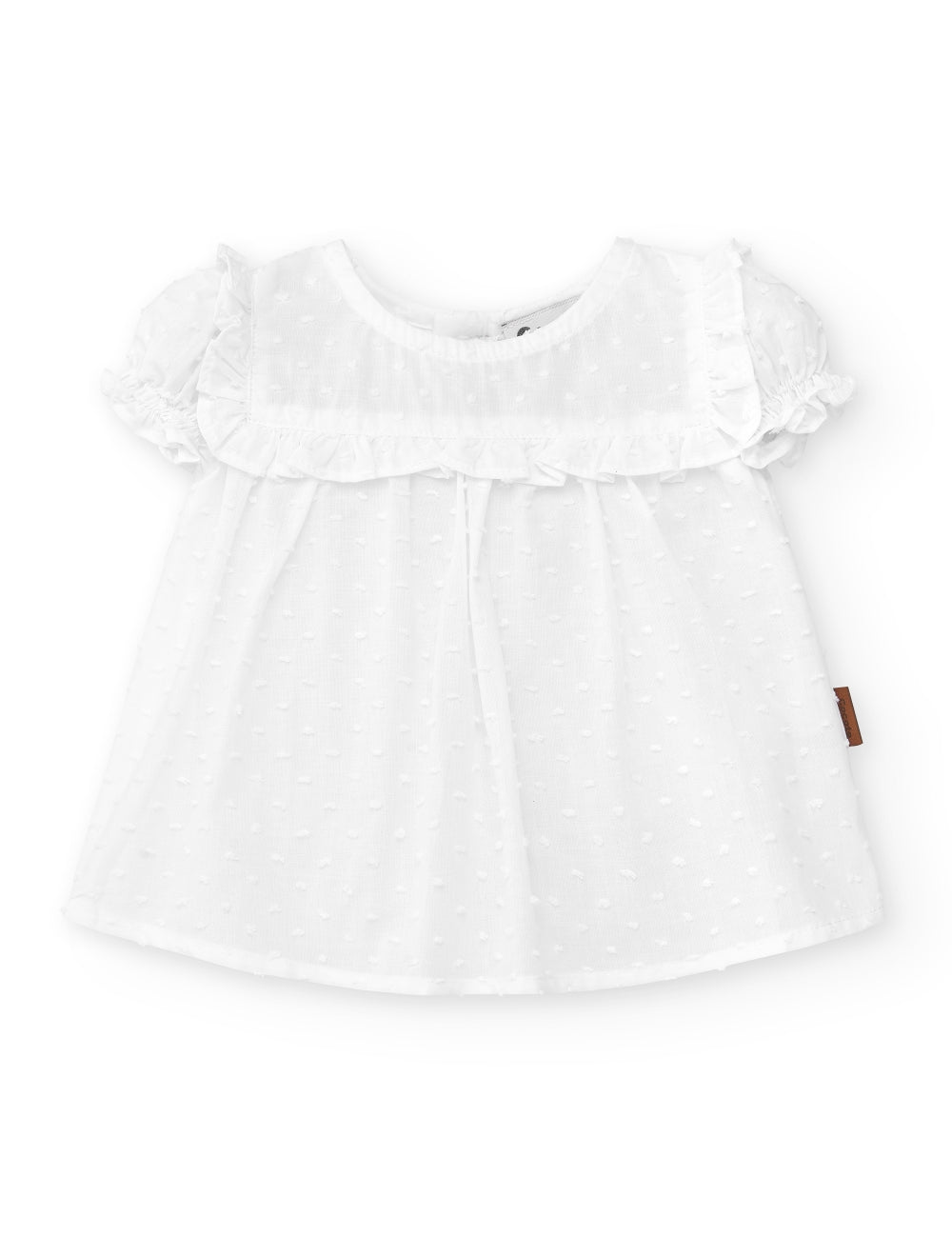 Blusa de bebé color blanco Cocote & Charanga VERANO/Outlet