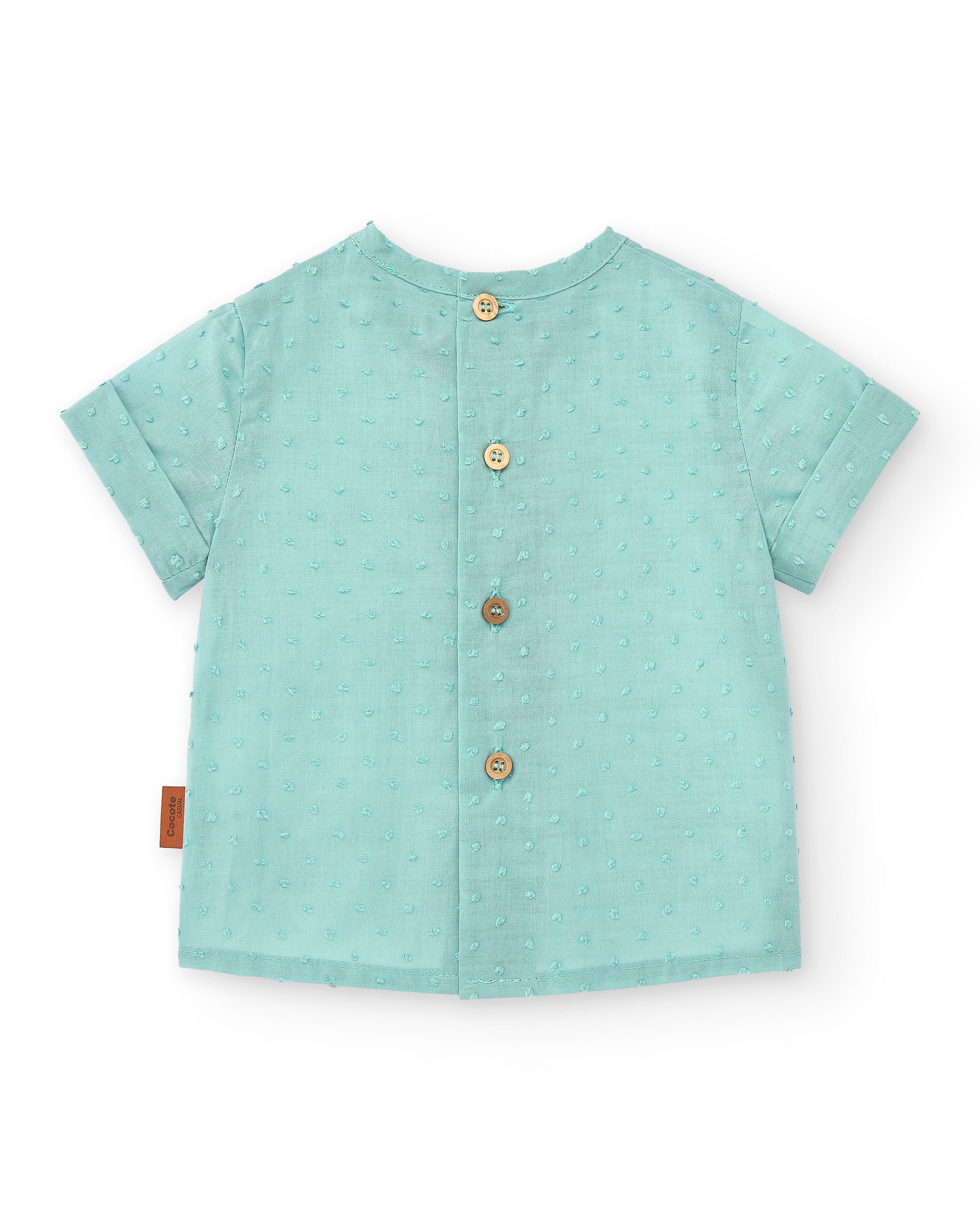Camisa de bebé verde Cocote & Charanga VERANO/Outlet