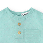 Camisa de bebé verde Cocote & Charanga VERANO/Outlet