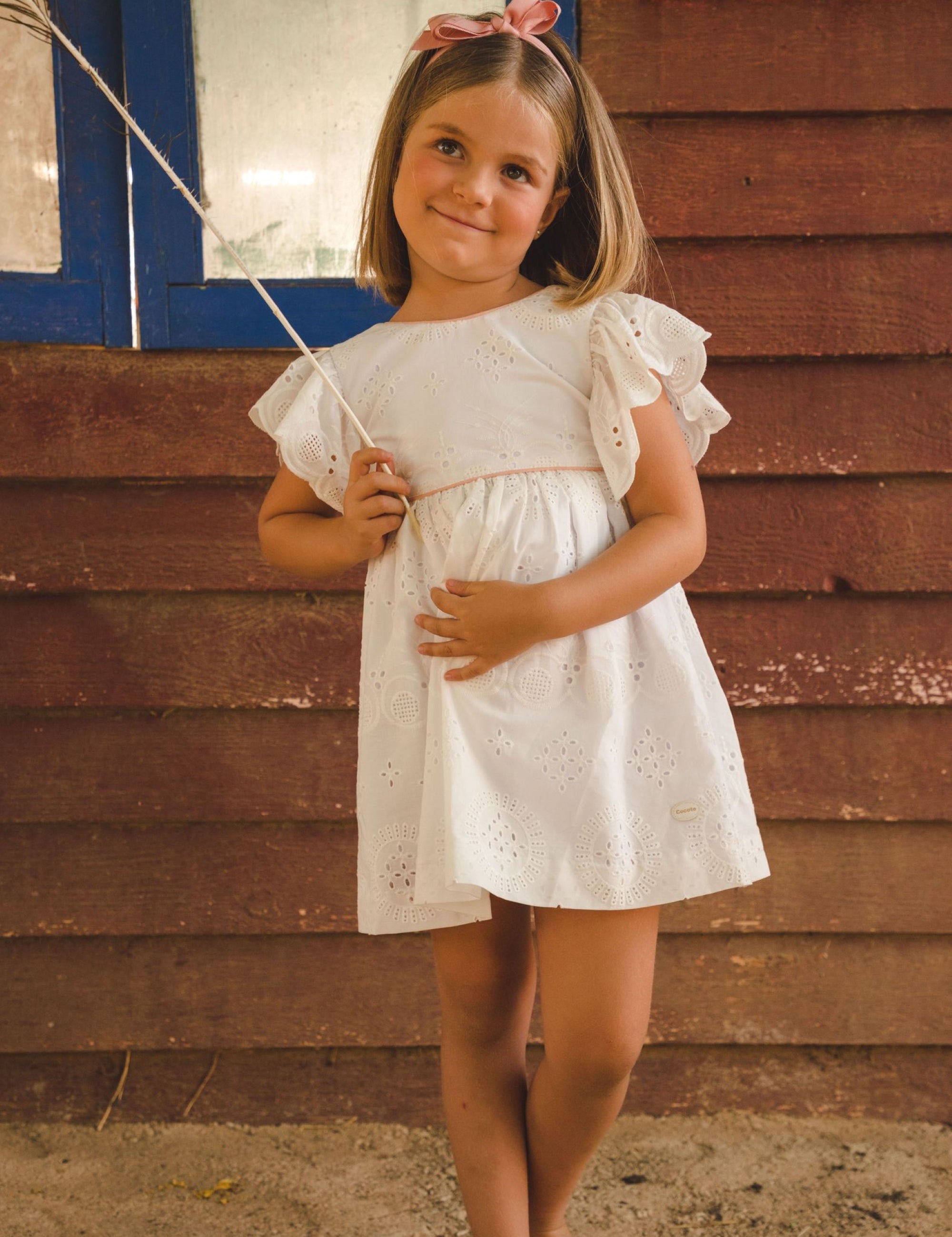 Vestido de niña nude Cocote & Charanga VERANO/Outlet