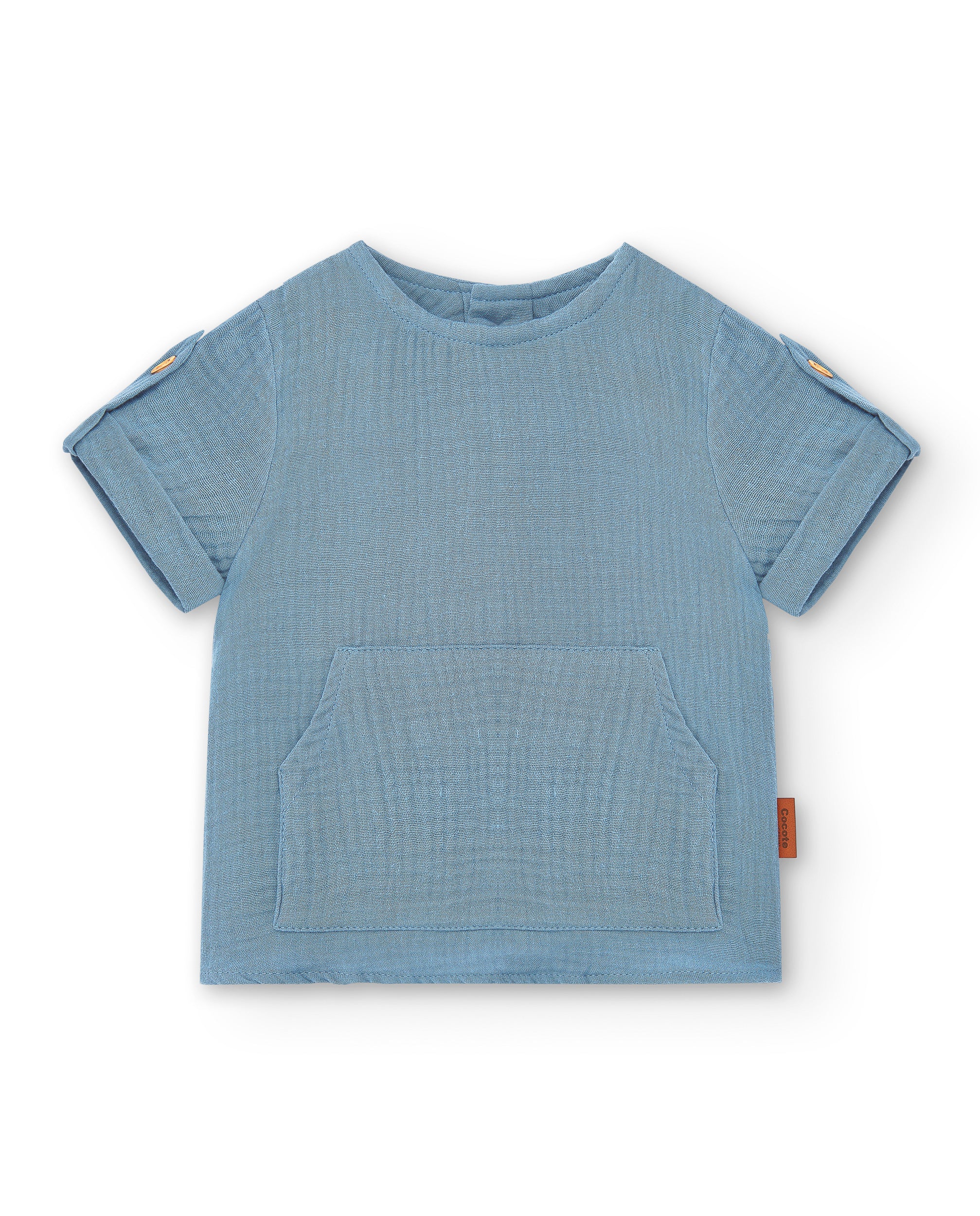 Camisa de niño azul Cocote & Charanga VERANO/Outlet