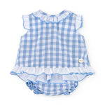 Vestido de recién nacido celeste Cocote & Charanga VERANO/Outlet