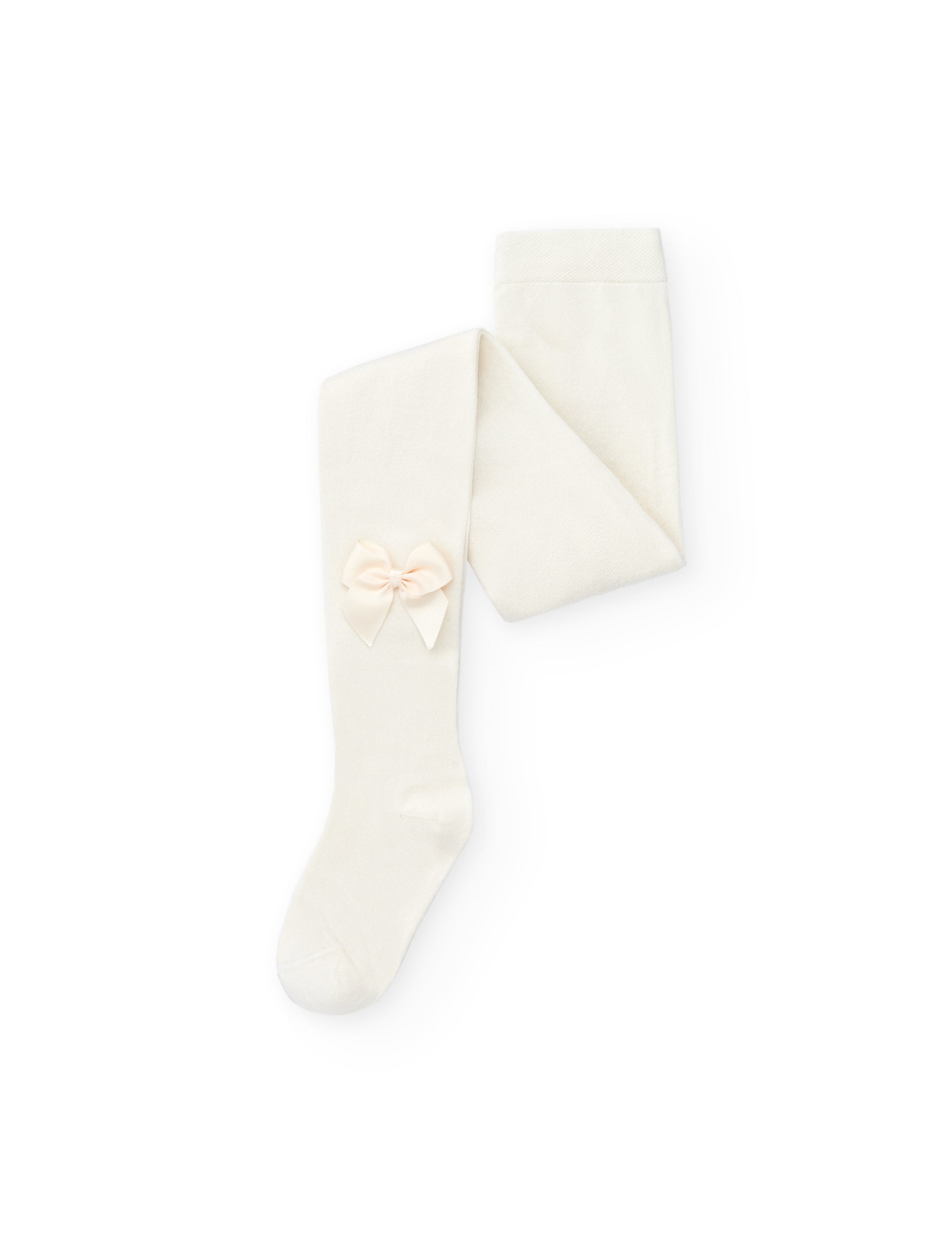 Leotardos de bebé color crudo Valentín & Charanga Charanga