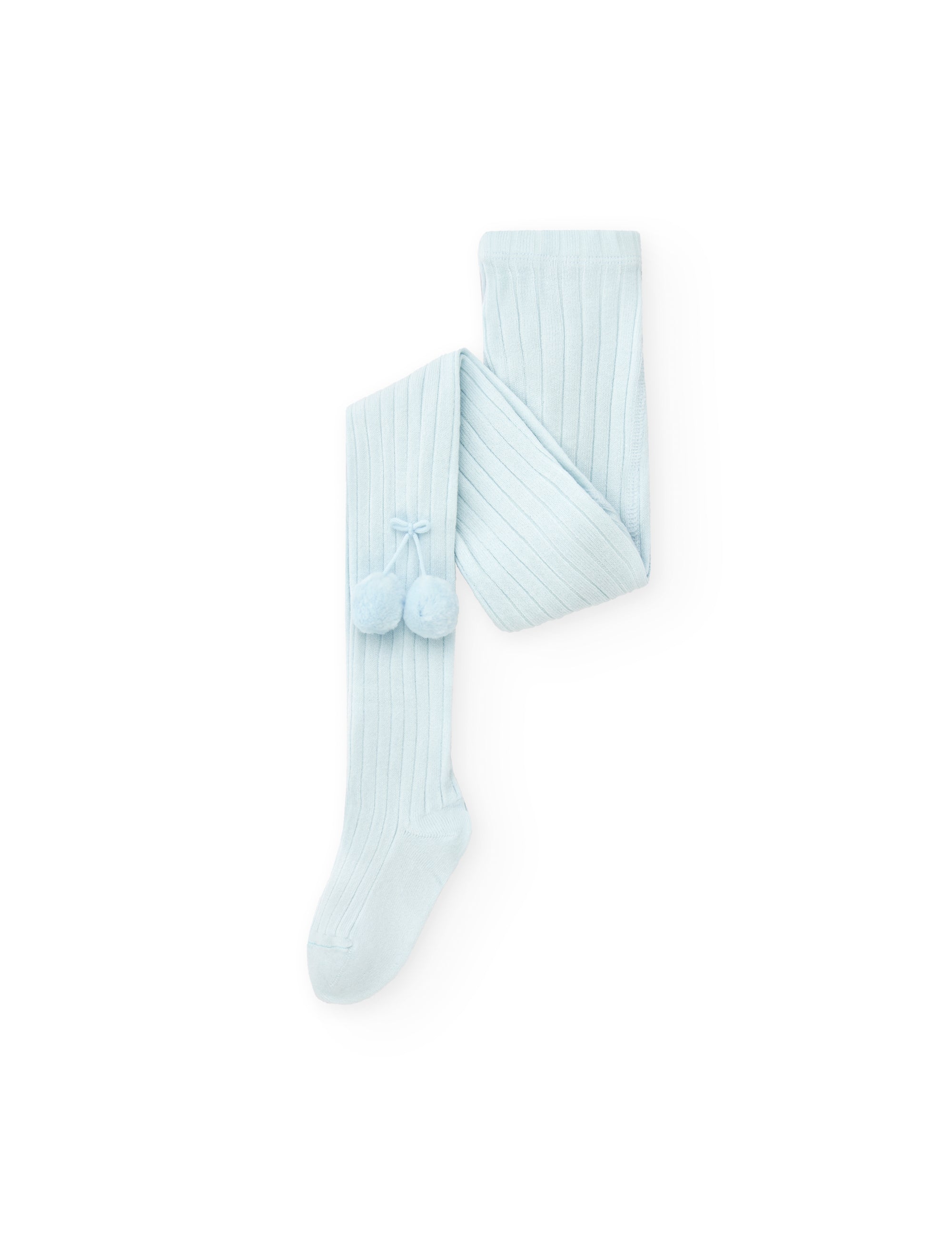 Leotardos de bebé color celeste Valentín & Charanga Charanga