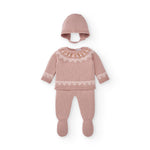 Conjunto de recién nacido rosa Charanga