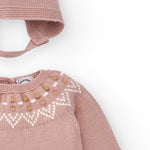 Conjunto de recién nacido rosa Charanga