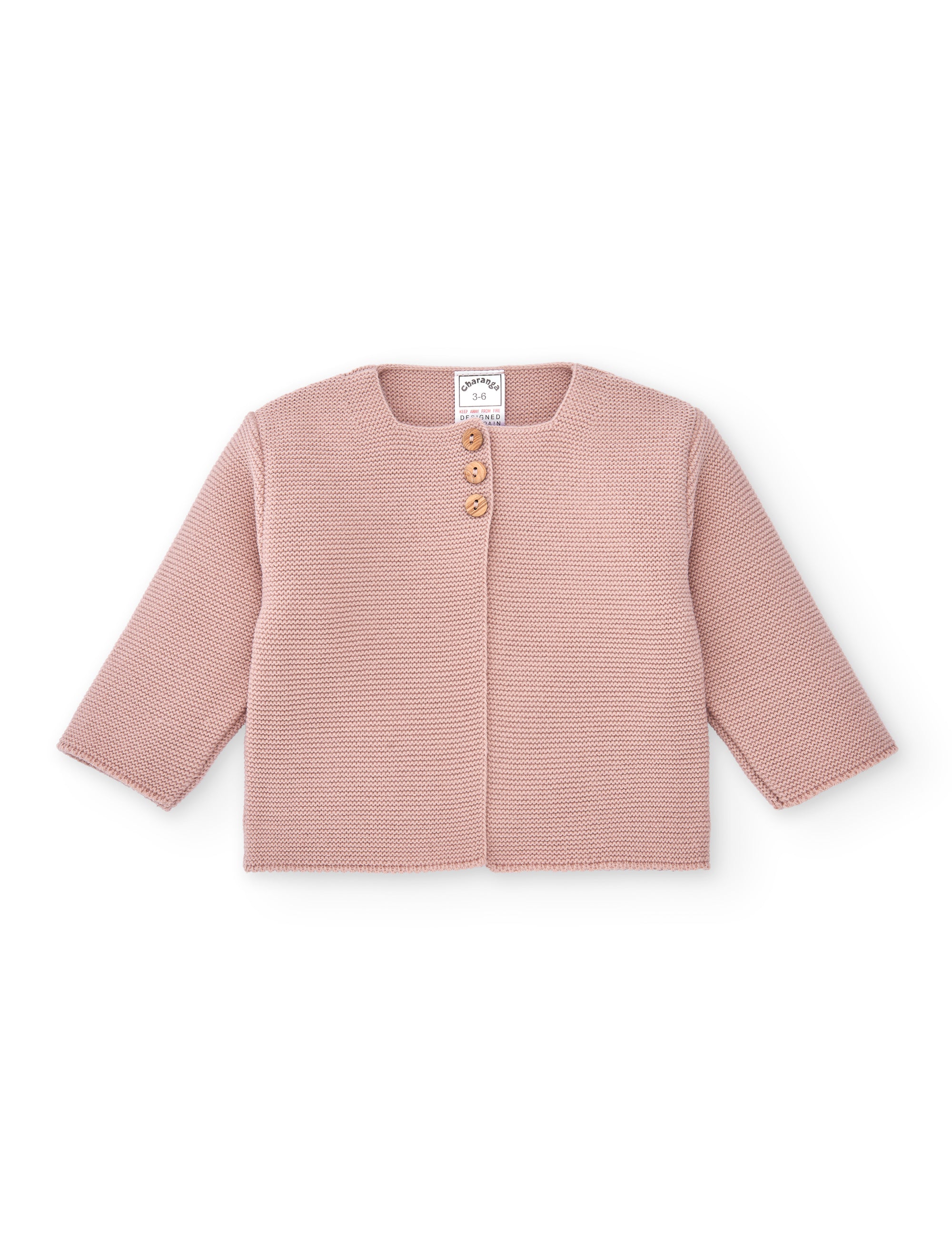 Rebeca de recién nacido rosa Charanga