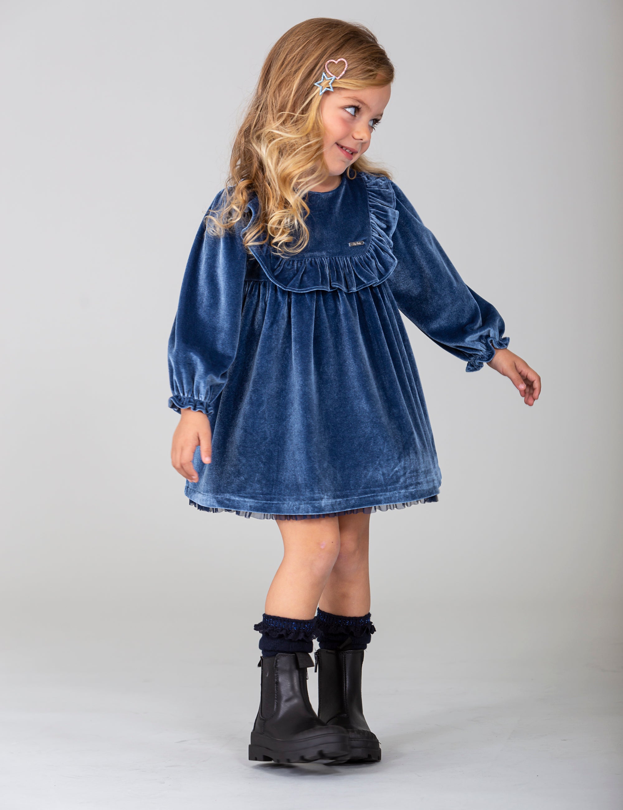 Vestido de bebé color marino Charanga