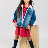 Vestido de niña rojo Outlet