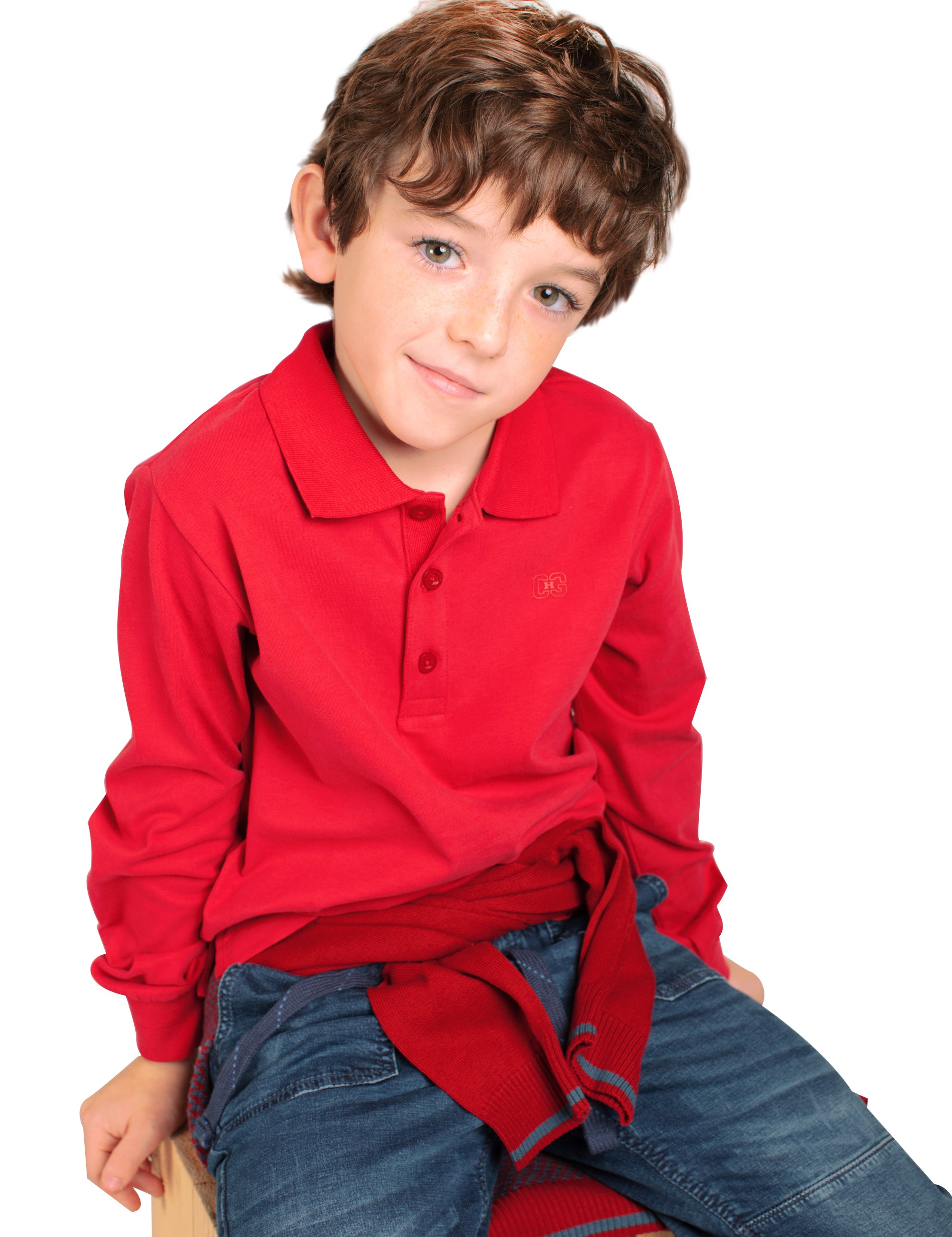 Polo de niño rojo Charanga