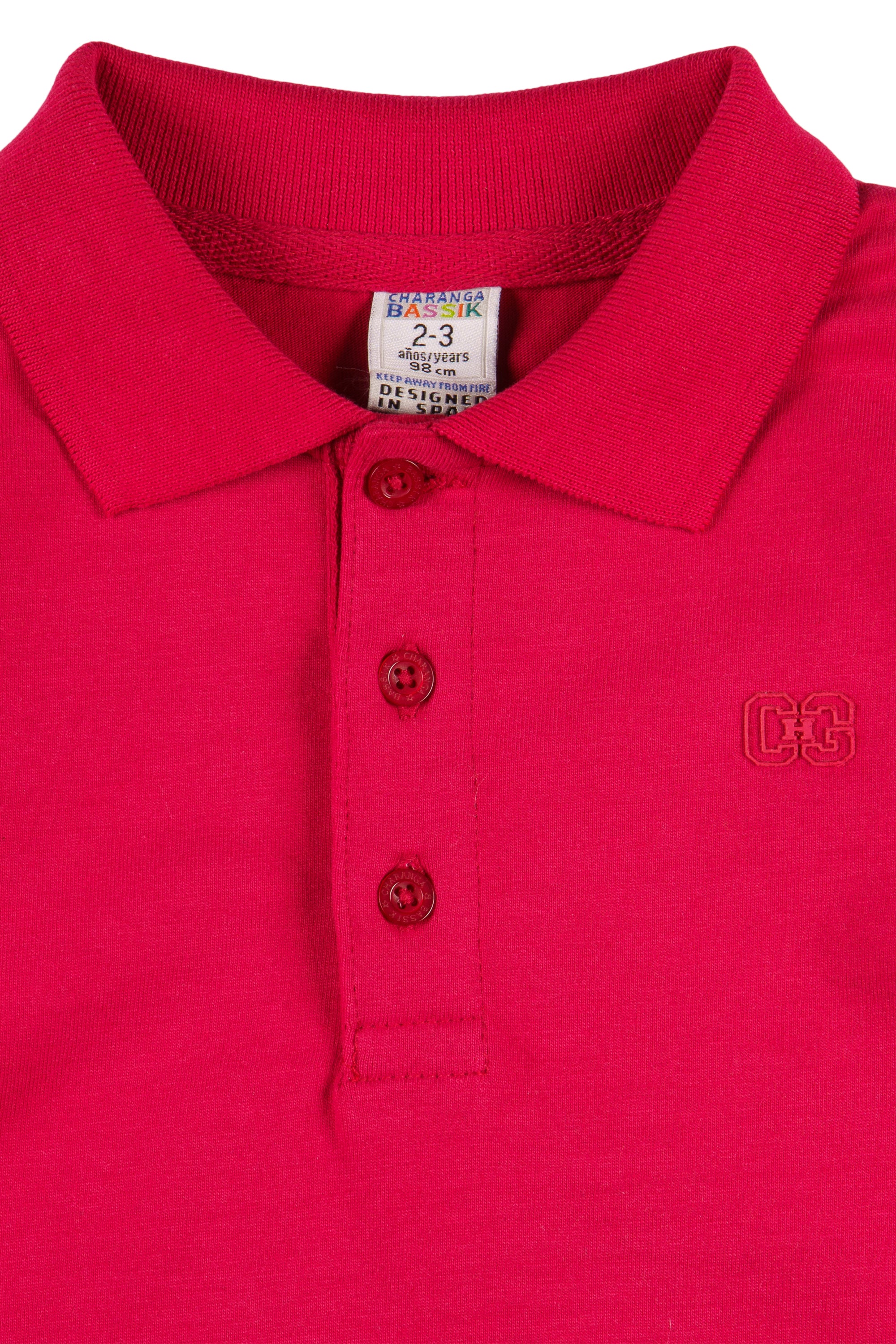 Polo de niño rojo Charanga