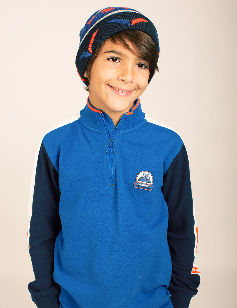 Polo de niño multicolor Charanga