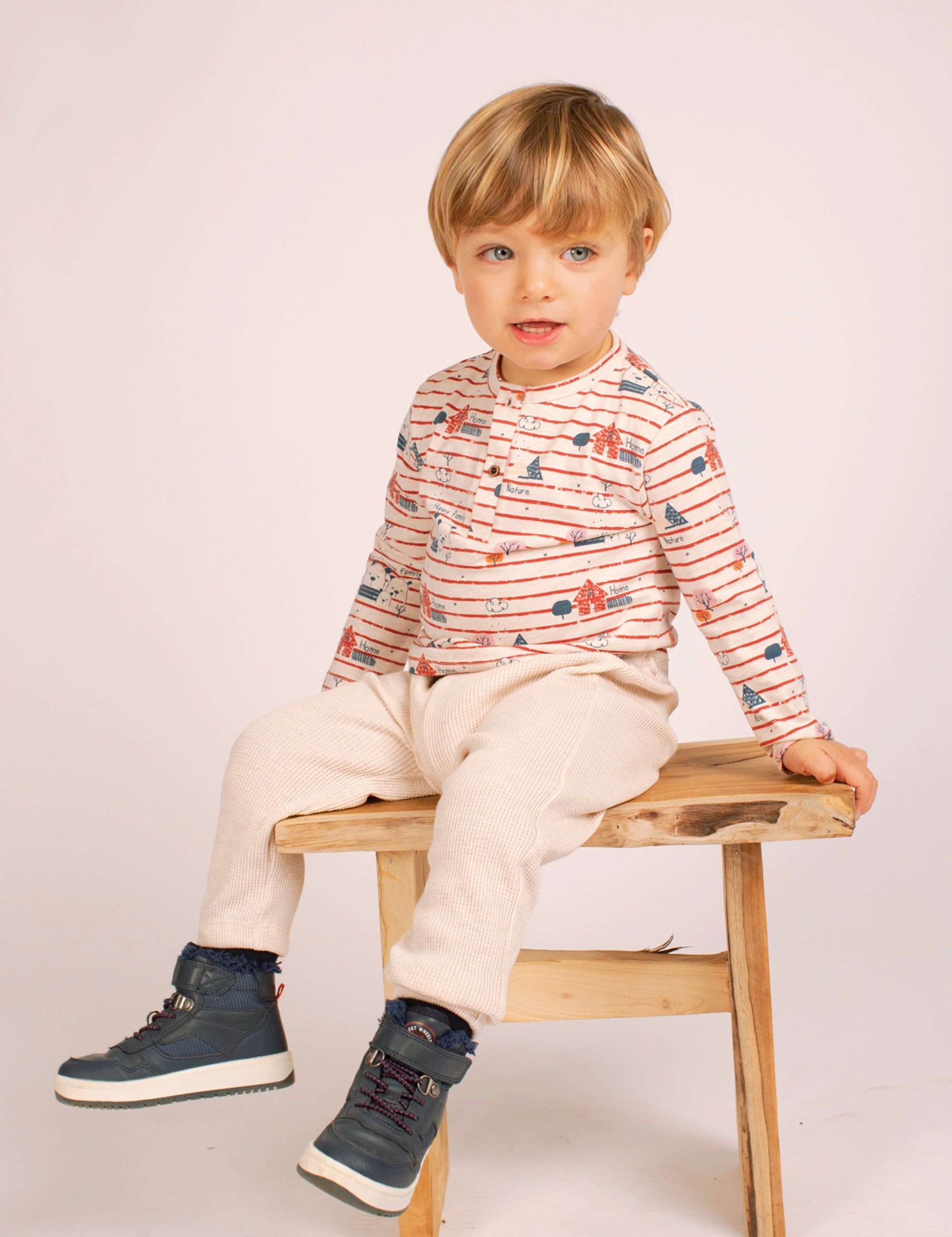 Pantalón de bebé beige Charanga