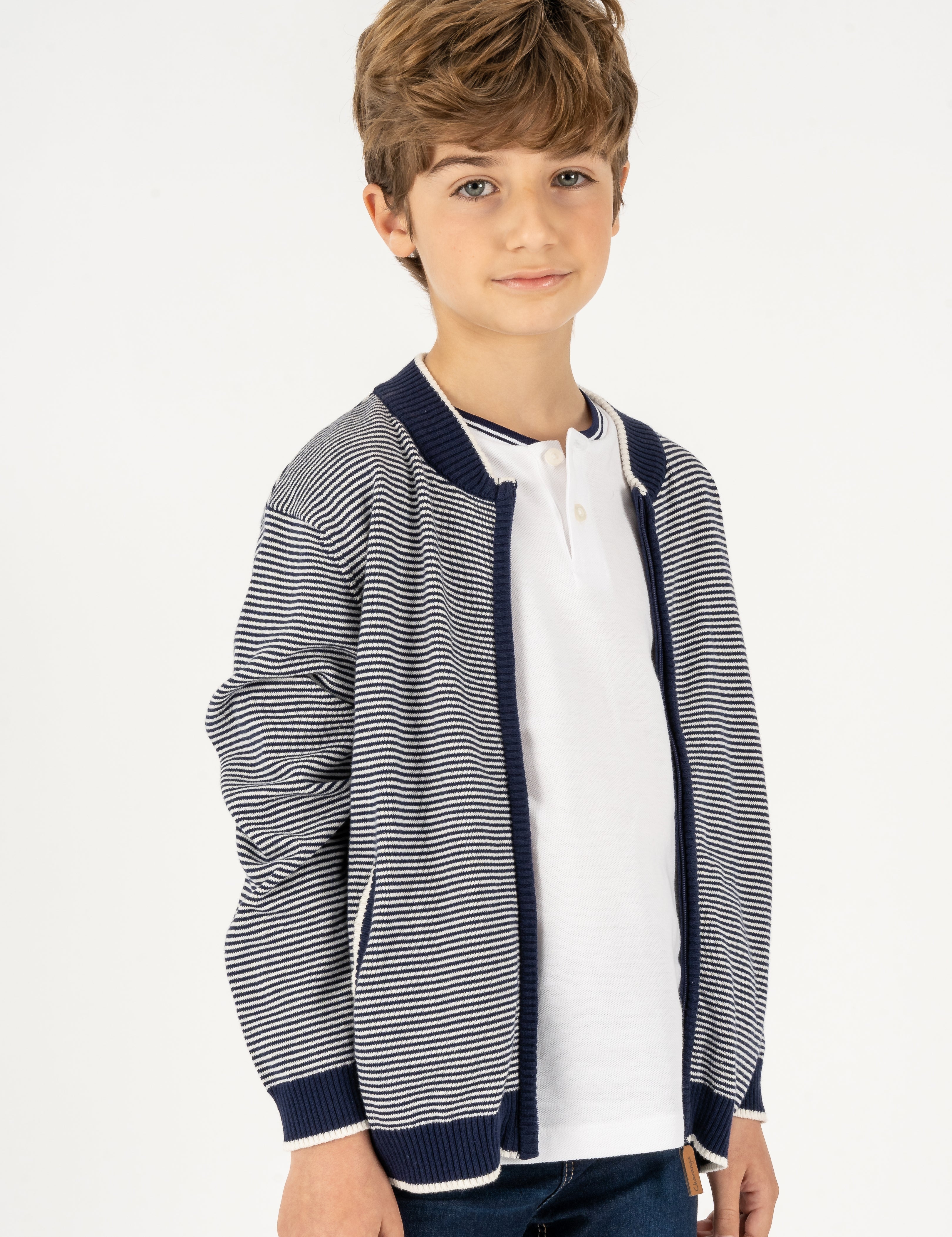 Cardigan de niño listado VERANO/Outlet