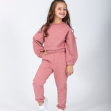 Sudadera de niña rosa Wish