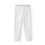 legging de niña gris con cintura elástica decorada