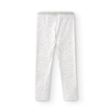 legging de niña gris con cintura elástica decorada