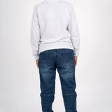 Pantalón de azul marino negro cordón